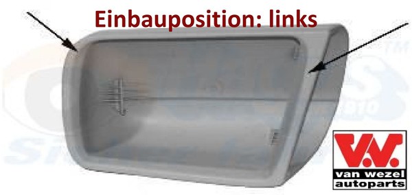 VAN Wezel 3031841 Abdeckung FüR AußEnspiegel Links FüR Mercedes-Benz-image