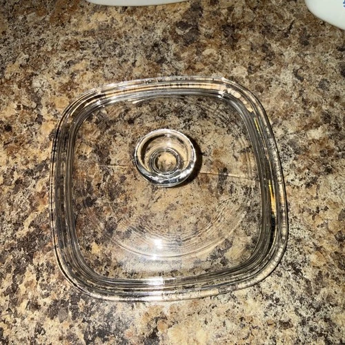 Rare Original Petite Pyrex Lid P-41-GC for Corning Ware P-41B & P-43B Casserole