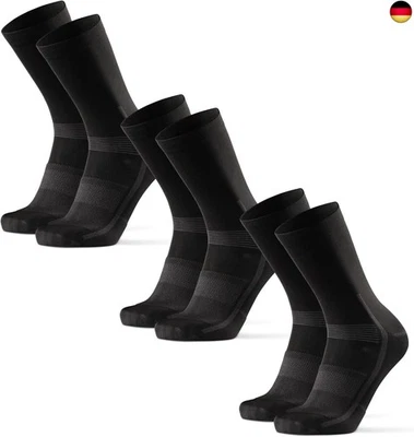 DANISH ENDURANCE Halbhohe Fahrrad Socken, Gepolsterte Rennrad Socken, Leichte