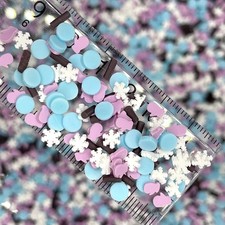 FAKE Cute Winter Themed Polymer Clay Sprinkle Mix NOT EDIBLE D7-07