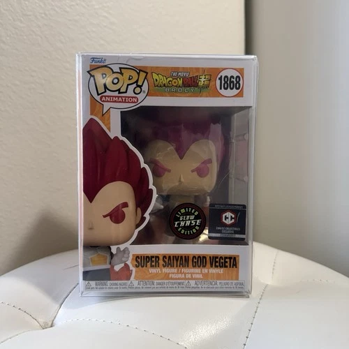 Funko Pop! Vinyl: Dragon Ball - Super Saiyan God Vegeta (Chase) (Glow) - Chalice