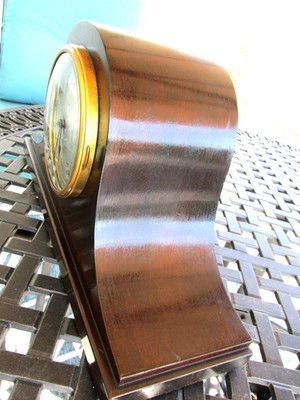 VINTAGE SETH THOMAS HUMPBACK CHIMING MANTLE CLOCK