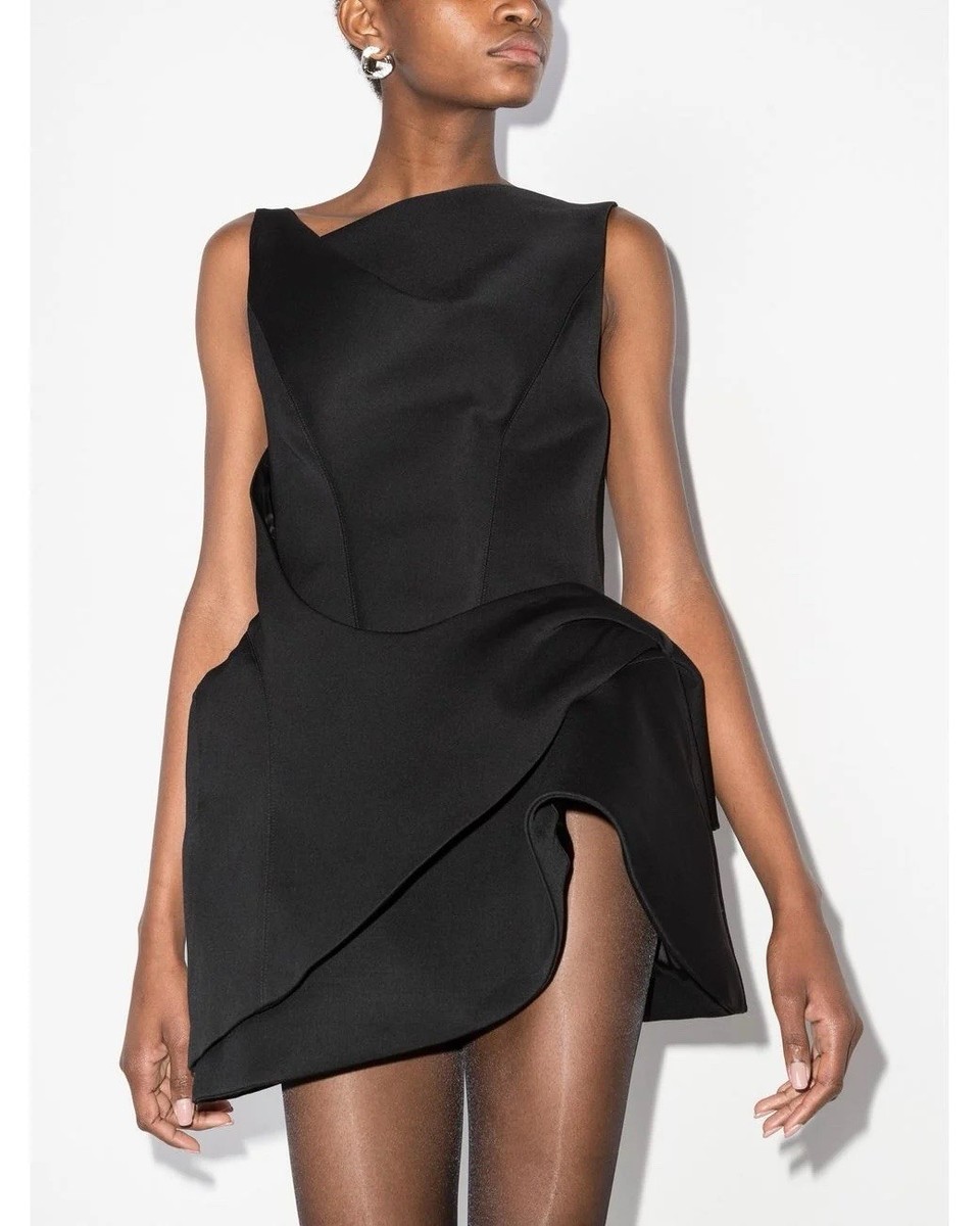 Mugler X H&M HM Wool Mini Dress Black Size XXL rare | eBay