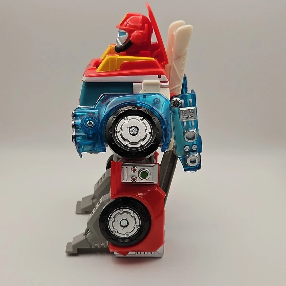 Playskool Heroes Rescue Bots Transformers Energize Heatwave Figure Firetruck Toy - Image 2 of 4