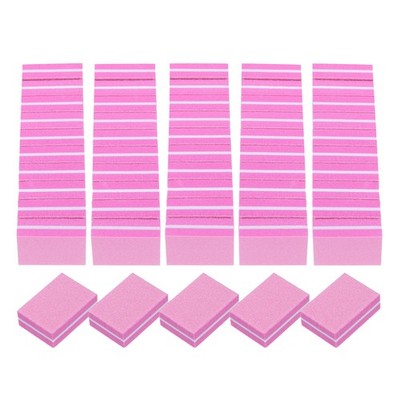 20pcs Nail Buffers 100/180 Grit Mini Nail Sanding Blocks Set Rose