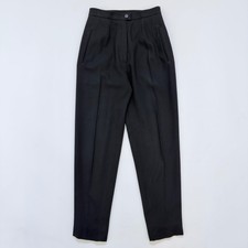 CHANEL　Wool Pants Black 36 PO8895