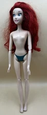 Disney Store The Little Mermaid Ariel Singing Doll 17” Articulated Nude