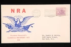 US COVER NRA NATIONAL RECOVERY ACT FIRST DAY ISSUE SCOTT 732