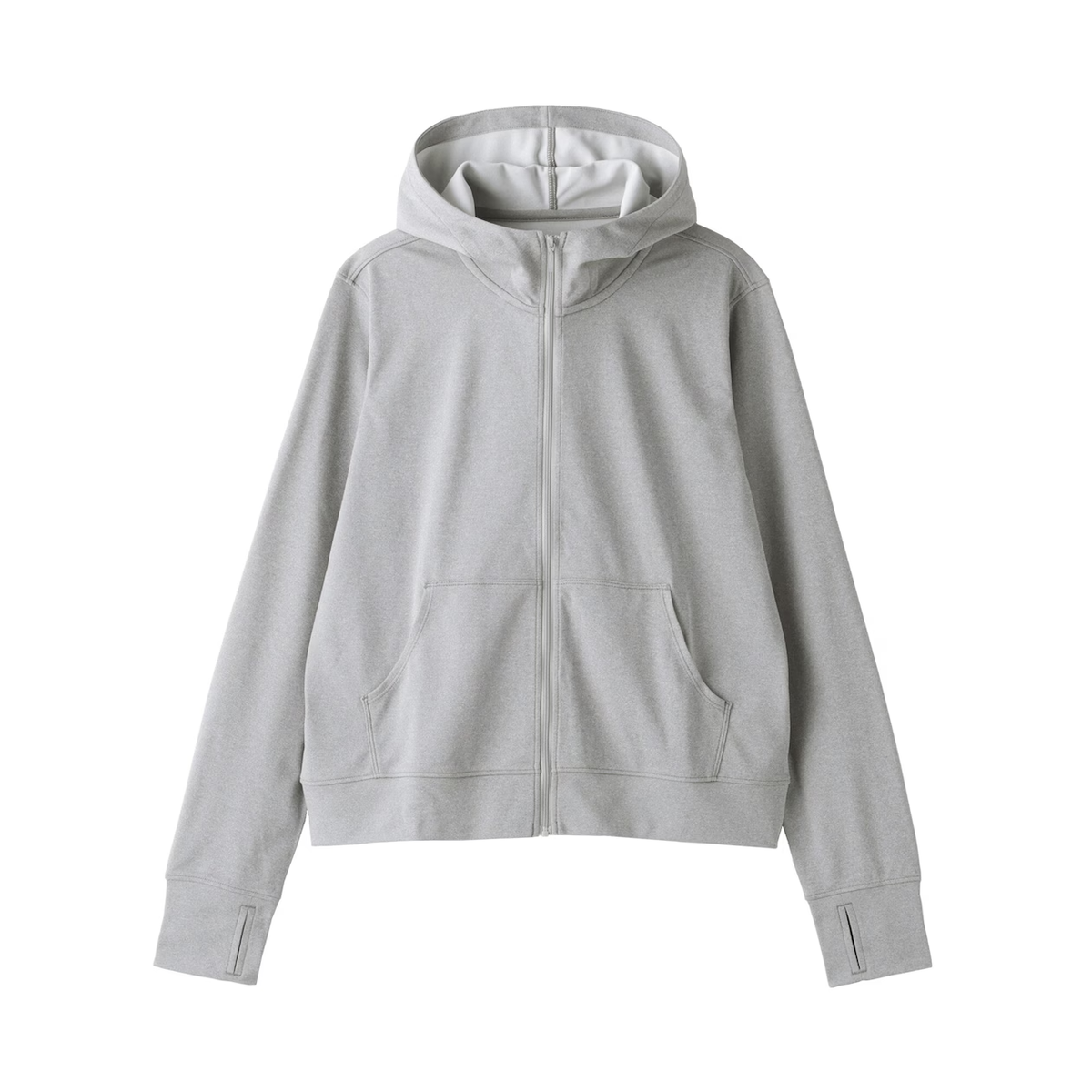MUJI UV-Protection Full-Zip Parka XS-XXL Hooded Quick-Dry