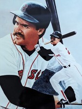 Boston Red Sox Wade Boggs Portrait by Leon Wolf 11x13 UNSIGNED Gloss Photo
