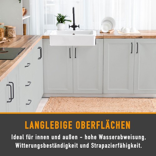 SEEBAUER vernice opaca fai da te per interni ed esterni - vernice ibrida per legno metallo plastica - Foto 31 di 168