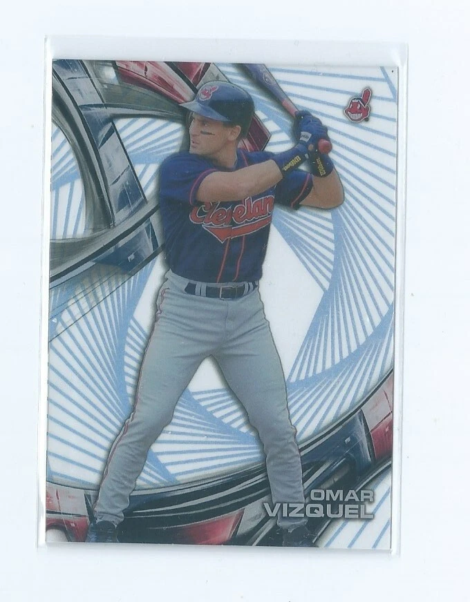 Omar Vizquel Pattern 1A Spiral 2016 Topps High Tek Baseball MLB Card HT-OV - Image 2 of 3