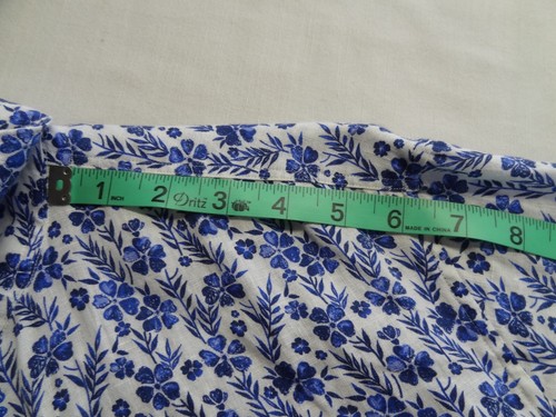 Cuerpo ajustado Stenstroms M 100 % lino floral manga larga abotonado TU0221328 - Imagen 7 de 12