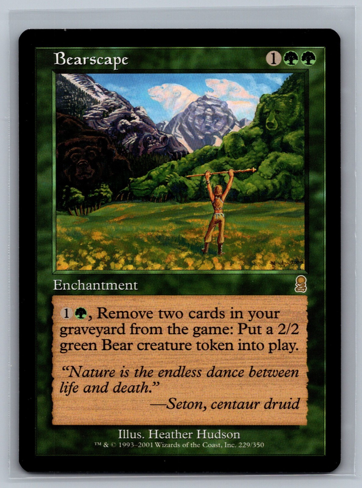 Magic The Gathering Odyssey Bearscape #229/350 MTG TCG CCG