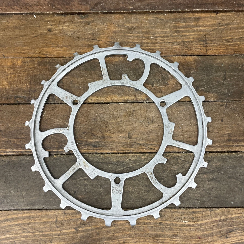 Plato Piñón Vintage Chater Lea Skip Tooth 25 Dientes Pista Inglés Acero A2 Foto 2 de 4