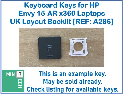 Tastatur Ersatz Tasten für HP Envy X360 15-AR Convertible Laptops UK Hintergrundbeleuchtung