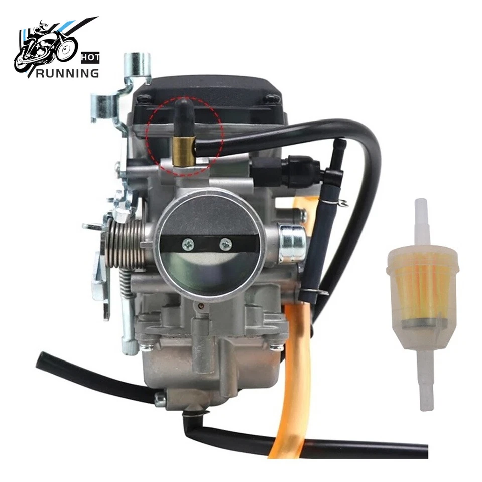 Carburador e cabo de estrangulamento para Kawasaki 2008-2018 KLR650 15004-0050 15003-0118 novo - Imagem 4 de 4