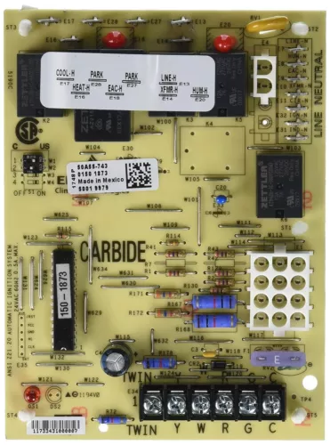 White Rodgers 50A55 - 743 Furnace Control Board for Amana, Goodman PCBBF112S NEW