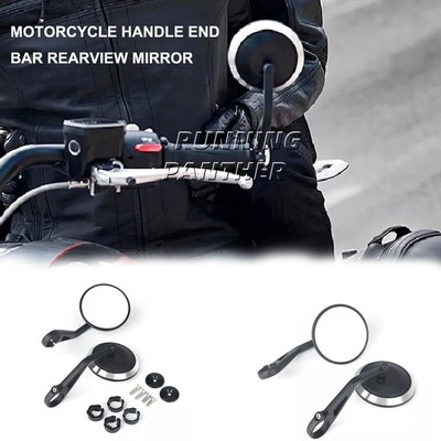 Handlebar End Aluminum Alloy Rea View Mirror Fit For Triumph Street Trident 660