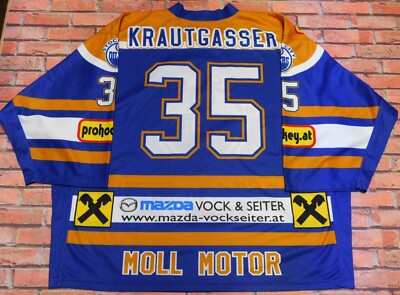 Trikot Ice Hockey Eis Stock City Oilers Krautgasser 35 Größe XXL