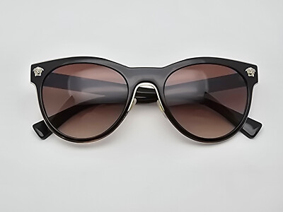 Versace Mod 2198 1252/13 Havana Gold Frame Brown Gradient  display picture 3