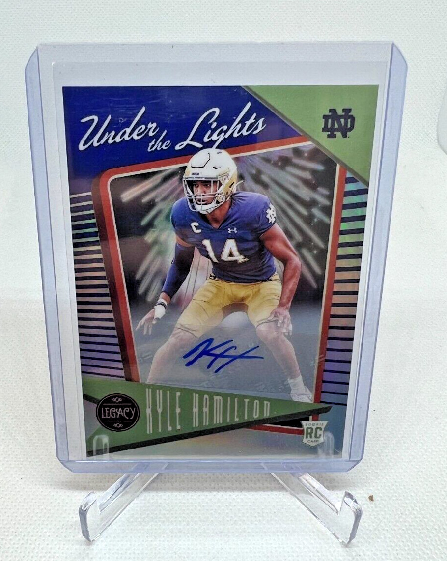 Kyle Hamilton Panini Legacy Under the Lights #UL18 Silver