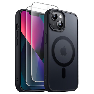 3 in 1 Magnetic Case for iPhone 13 mini 5.4-Inch with 2 Pack Screen Protectors