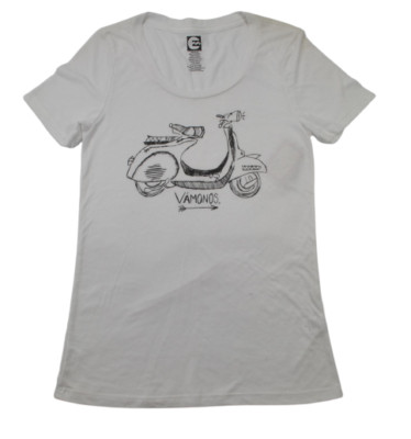 Billabong DAVID & ME White Black Discounted Junior's SS T-Shirt