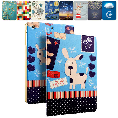 iPad Pro 11 1st 2nd 10.5 9.7 10.9 7.9 Case Adjustable Stand Cover Puppy Friend
