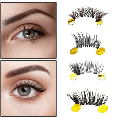 10 Paar Halbe Eckwimpern 3D Natürlicher Look Tierversuchsfreie Eye Lashes Tools
