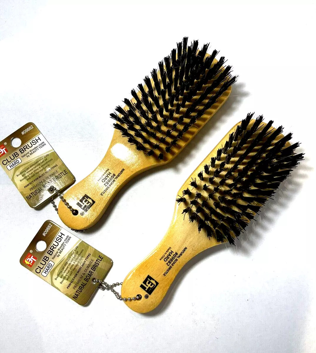 Hard Club Boar Bristle Wave Hair Brush Durag Man eBay