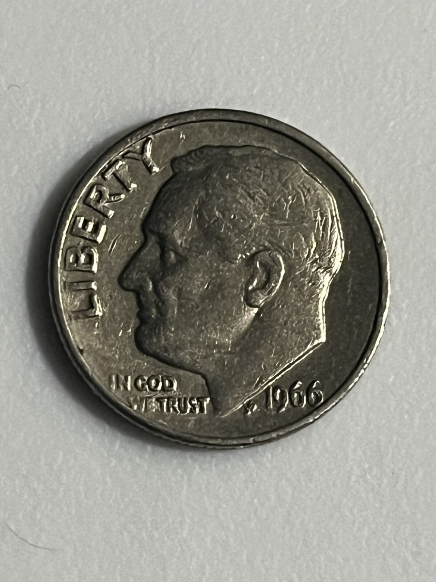 1966 NO MINT MARK Roosevelt Dime RARE With Errors And Misprint | eBay