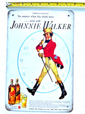 Johnnie Walker Tin Sign Scotch Whisky Whiskey...
