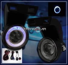 For 1994-2001 Ram Pickup Halo Projector Bumper Smoke Fog Light Lampswitch Kit