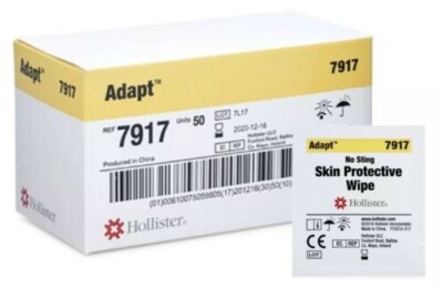 Hollister 7917 Adapt Skin Barrier Wipe Box of 50