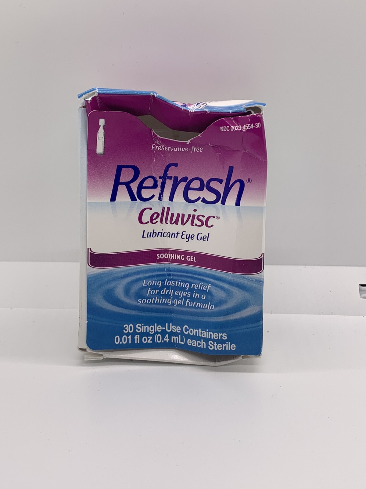 Refresh Celluvisc Lubricant Eye Gel Soothing Dry Eye Relief 30ct 5/25