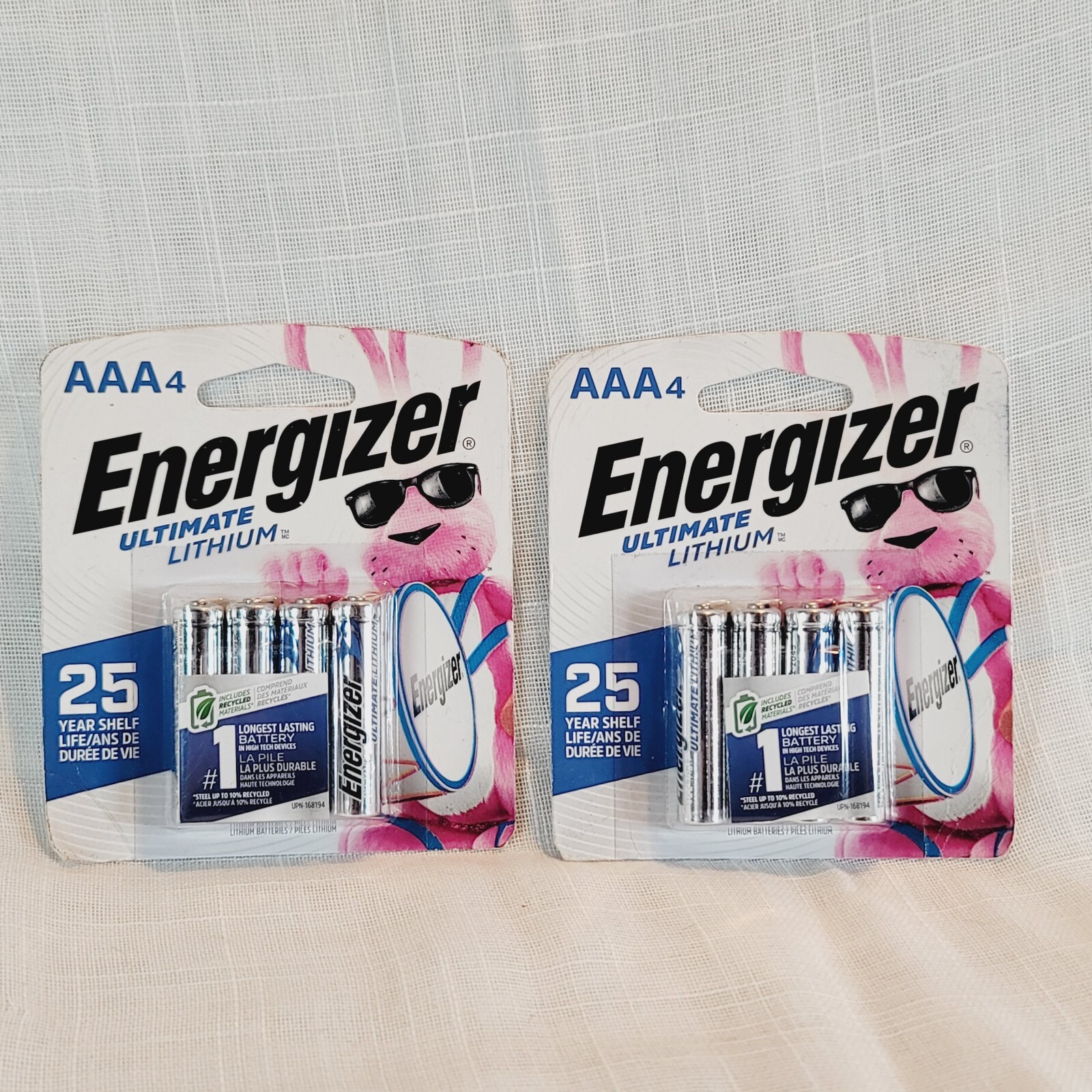 8 - Energizer Ultimate Lithium AAA Batteries, 2-4 Packs (8 total) Exp2048-image