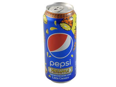 Pepsi Pineapple Limited Edition Little Caesars Exclusive 1- 16oz Full Can