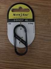 NITEIZE S-BINER  SB2-03-01 BLACK