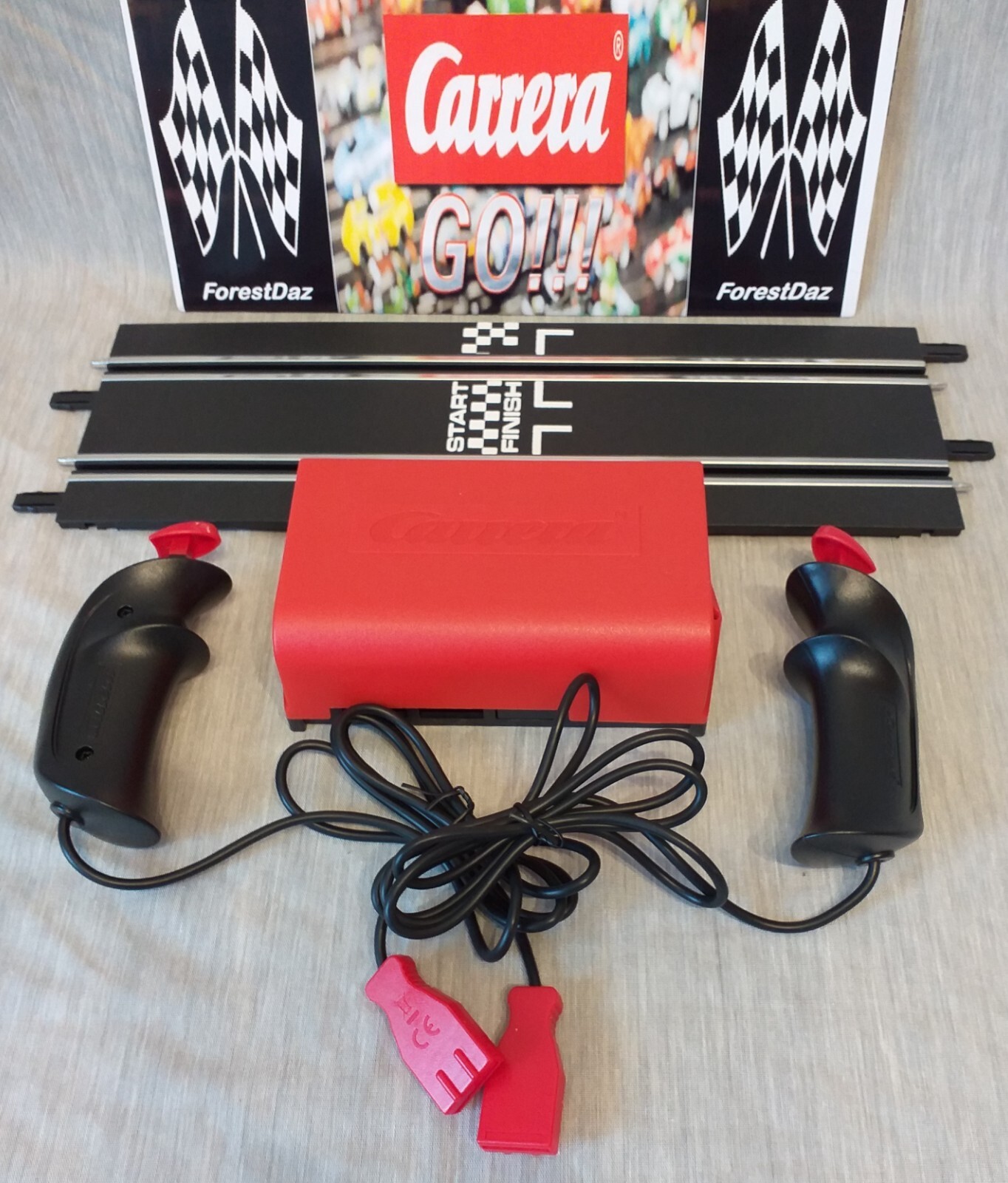 Carrera GO Controllers x2 Battery Power Start Track Replacement Upgrade 1:43 NEW