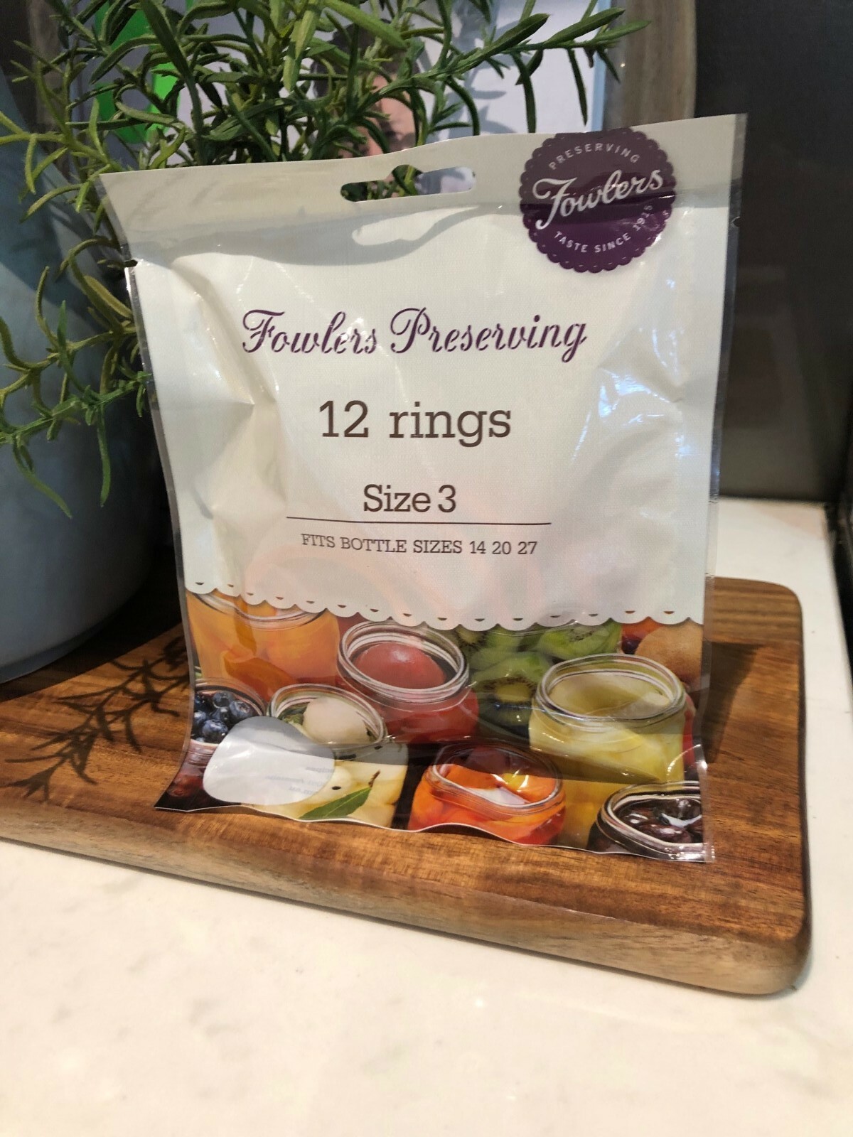 Fowlers Vacola BULK 10 x 12 Natural Rubber Preserving Rings Seals Size