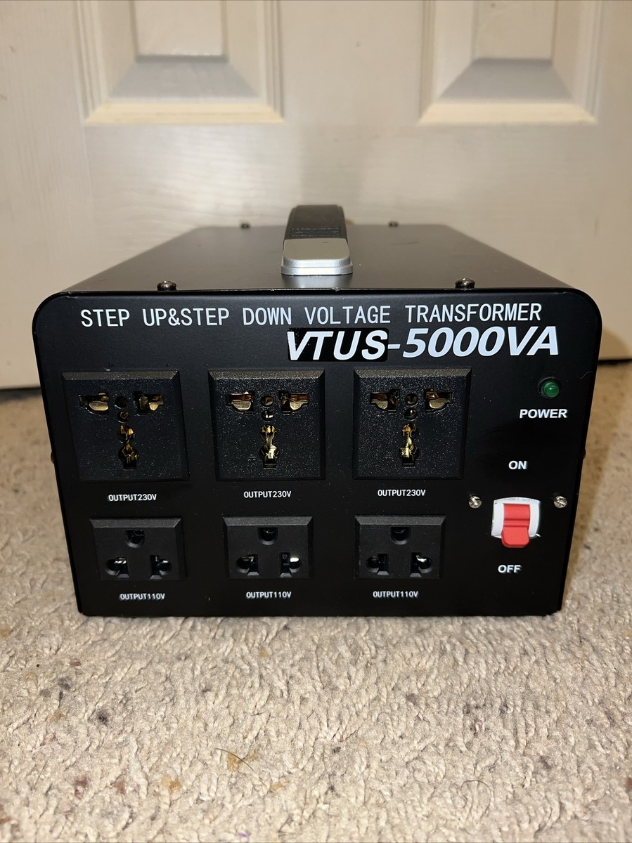 hsh727 VTUS-5000VA 変圧器 5000VA VTUS-5000VA Voltage Transformer Converter Step Up/Down AC