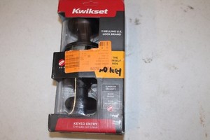 Kwikset Signature Juno Keyed Entry Venetian Bronze Key Control Knob No Key