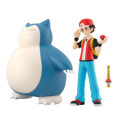 Pokémon Scale World Red & Snorlax & Poké Flute Figure P-BANDAI Limited. - Picture 1 of 5