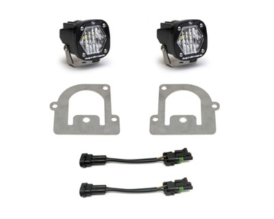 Baja Designs Fit 21+ Ford Bronco Sport S1 WC LED Fog Pocket Light Kit - Clear