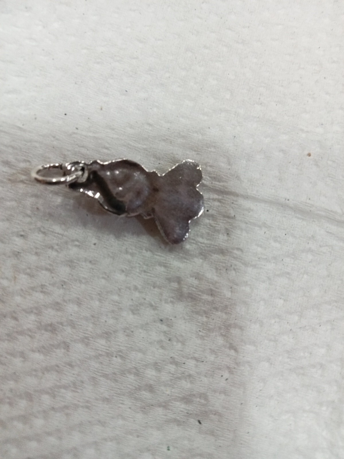Traditional Berber Enameled Solid Silver Pendant - image 5