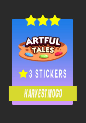 3 Star ALL SET - Monopoly Stickers Cards Online Now Ready Delivery