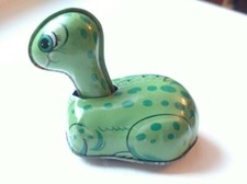 VINTAGE YONE TOY TIN LITHO FRICTION DRAGON/DINOSAUR TOY MADE IN JAPAN