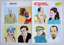 Lotto Figurine Protagonisti del 20° secolo Il Giornalino 1985 Attilio Micheluzzi