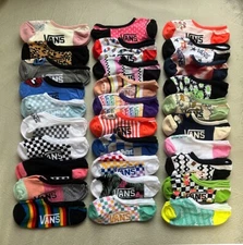 8 Pairs Random Color Women's Super No Show Socks Size 1-9